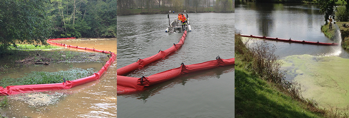 Barrages flottants antipollution DIFOPE : BARC 2590R, BARC 2555R, BARC 1055R