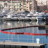 Barrage filtrant MES et anti-turbidités déployé dans le port